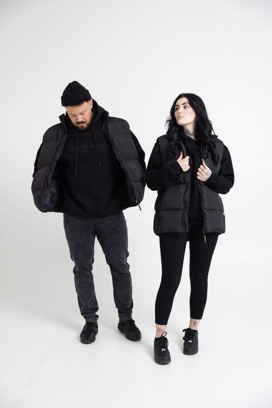 Oversize toppaliivi musta