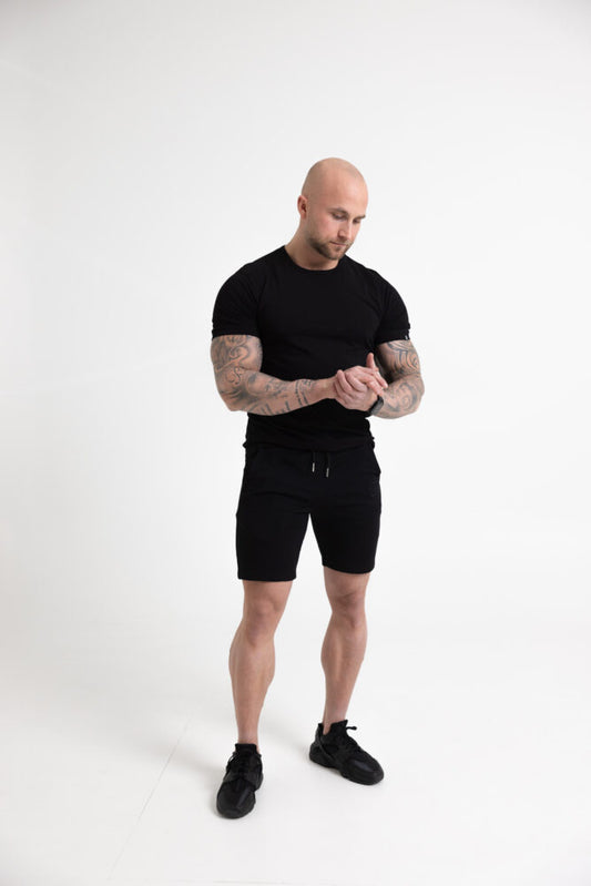 Miesten Basic shortsit musta