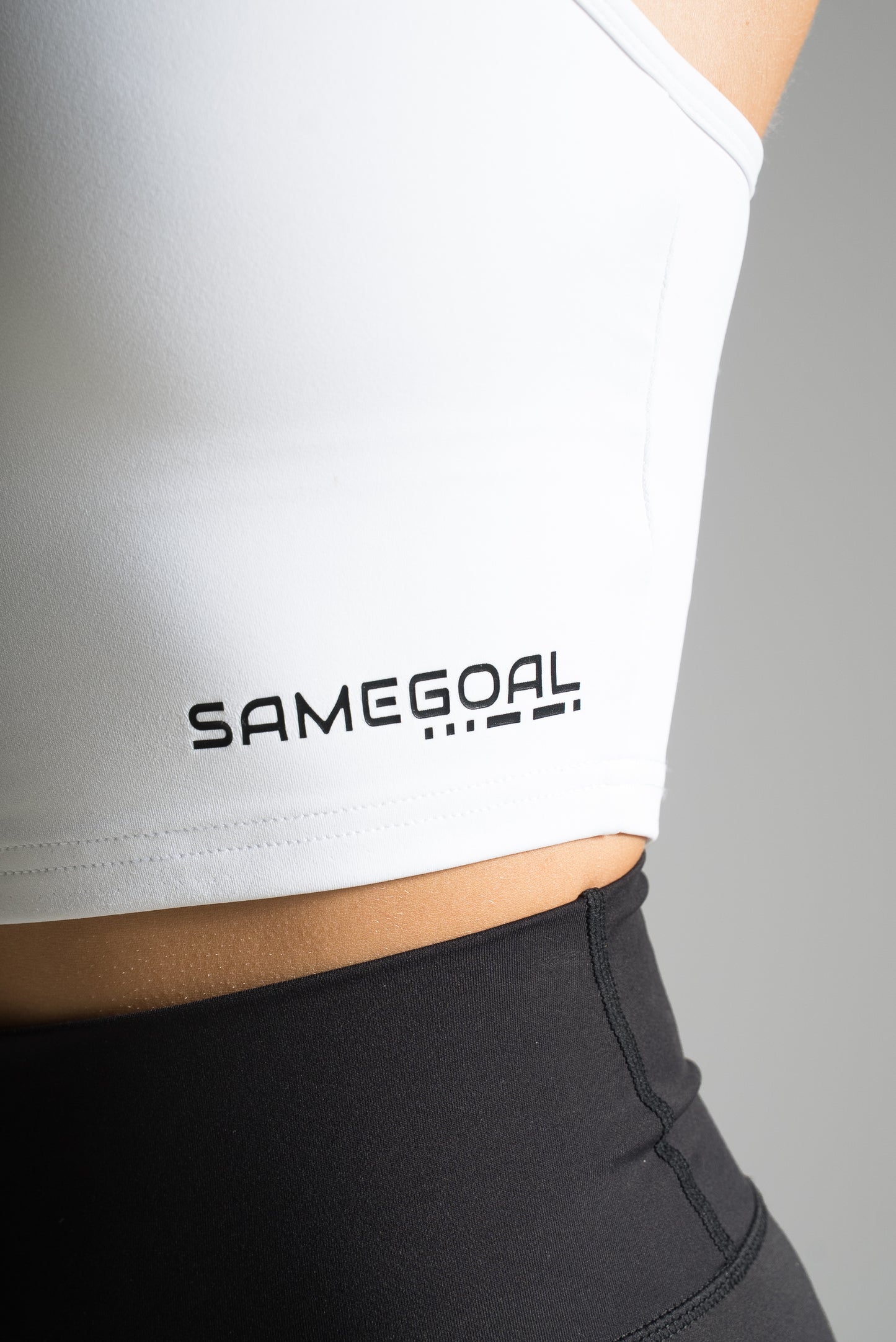 Original crop top valkoinen