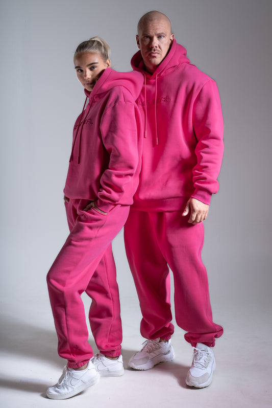 HEAVY collegehousut pinkki