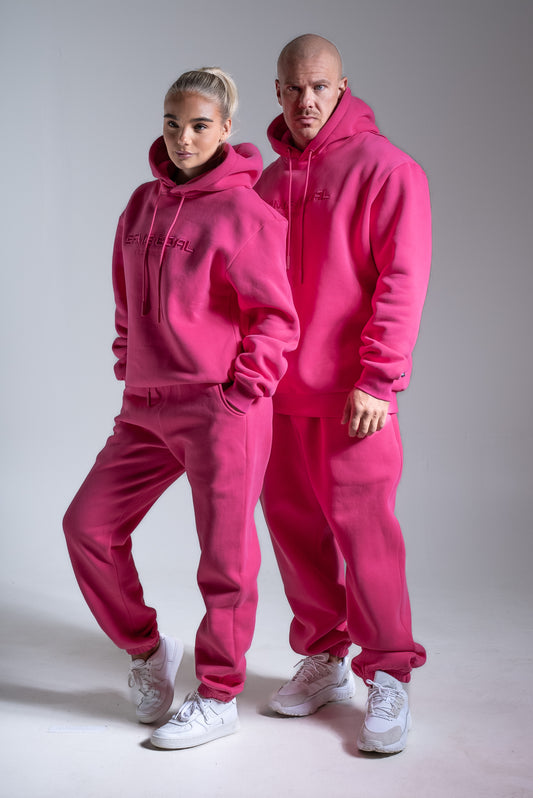 HEAVY oversize huppari pinkki