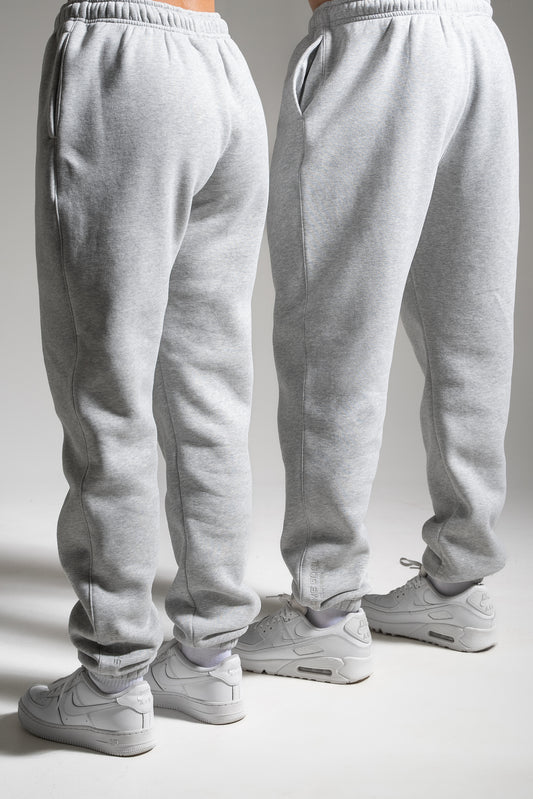 Collegehousut heavy harmaa