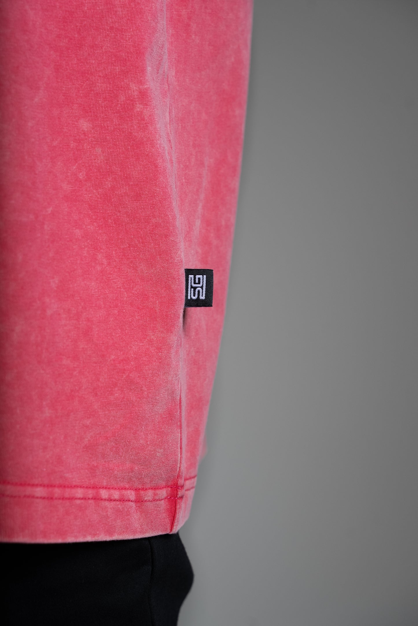 Washed t-paita fuksia