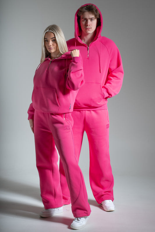 HEAVY zip huppari pinkki