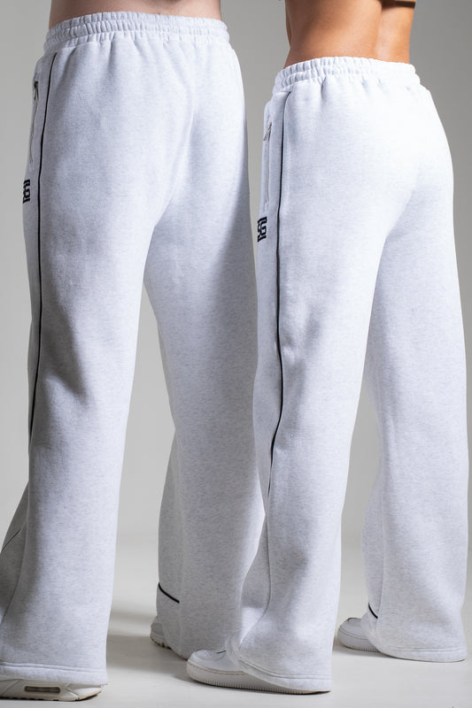 HEAVY zip housut tuhka