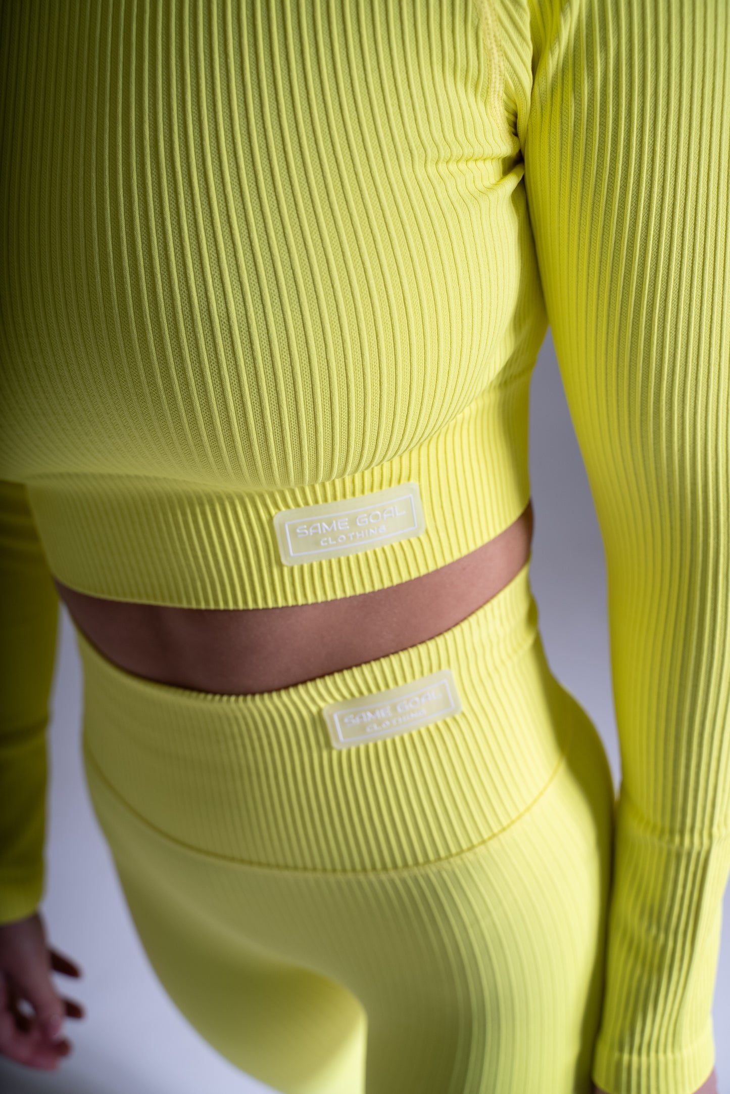 Wave seamless pitkähihainen sitruuna