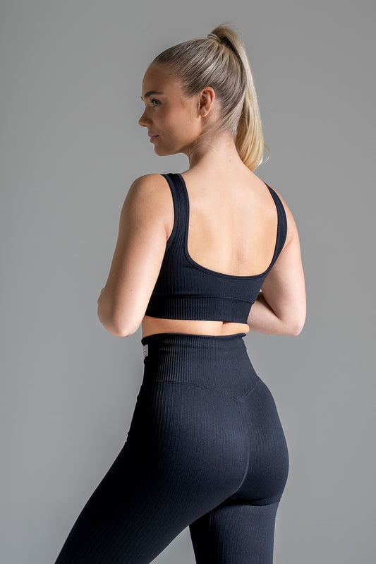 Wave seamless bra musta