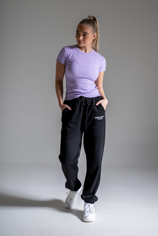 Ribbi t-paita laventeli