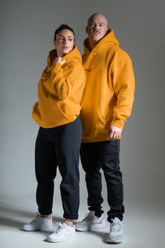 Heavy oversize huppari 3.0 keltainen