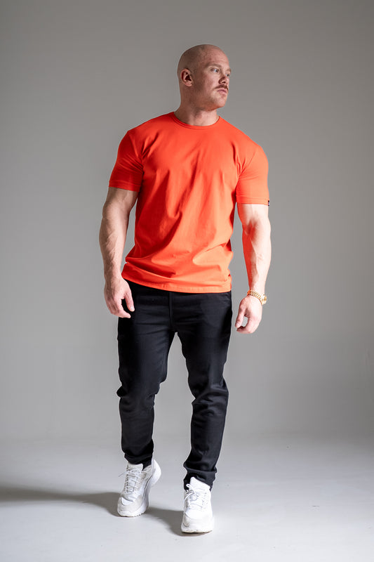 Miesten Basic o-neck t-paita vaalea chili