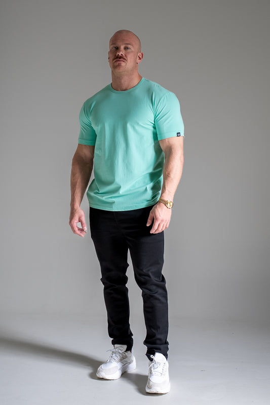 Miesten Basic o-neck t-paita minttu