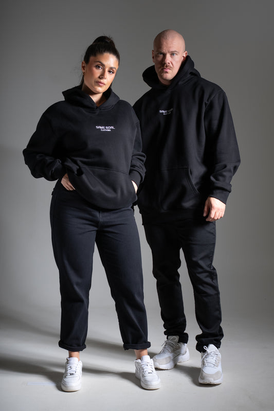 Heavy oversize huppari 3.0 musta