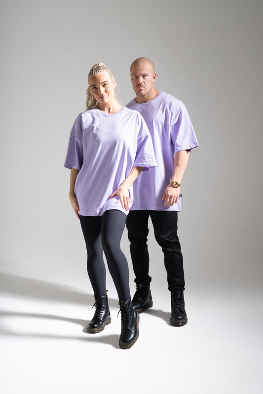 Street oversize t-paita laventeli