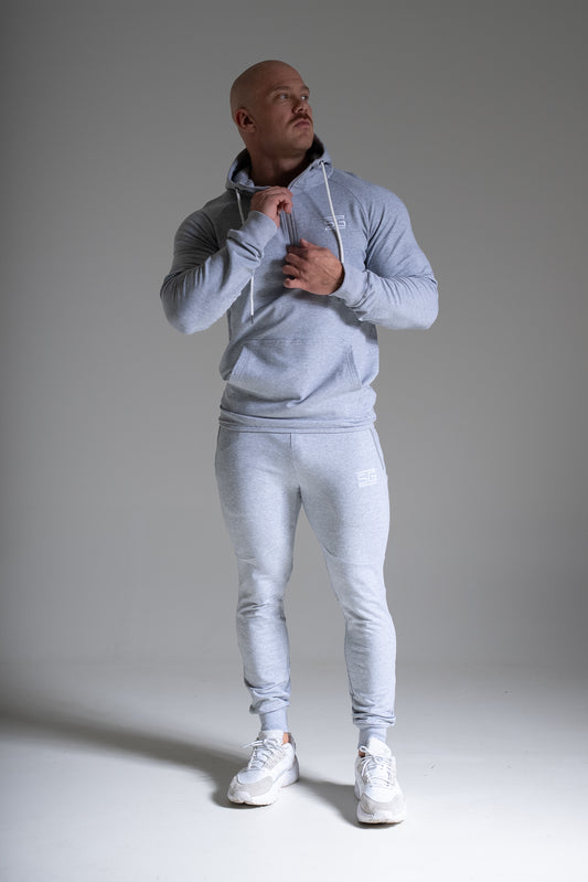 Miesten Basic puolivetoketjuhuppari harmaa