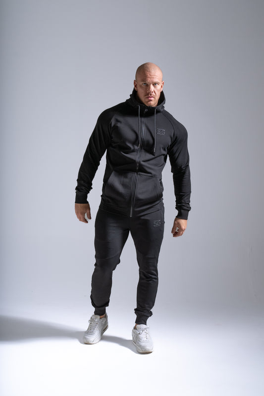 Miesten Basic collegehousut musta