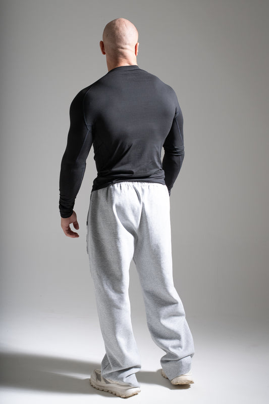 Active pitkähihainen musta