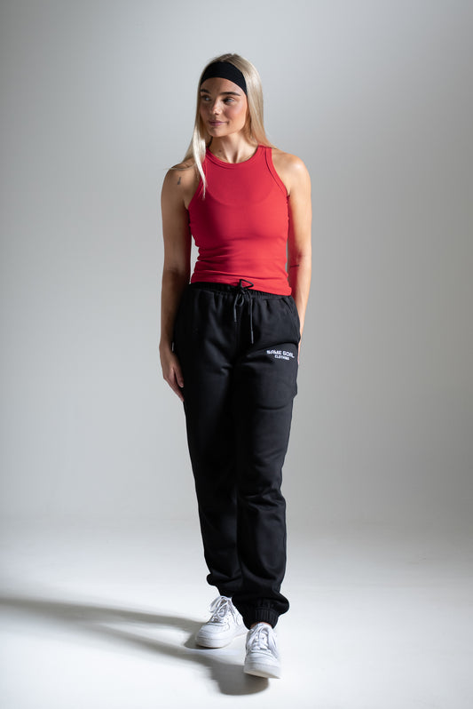 Ribbi toppi punainen