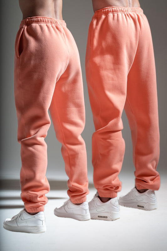 Collegehousut heavy koralli