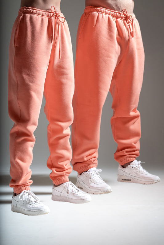 Collegehousut heavy koralli