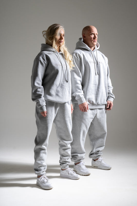 Heavy oversize huppari harmaa