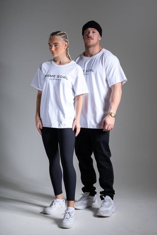 Logo t-paita valkoinen