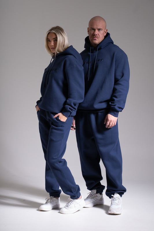 HEAVY oversize huppari tummansininen