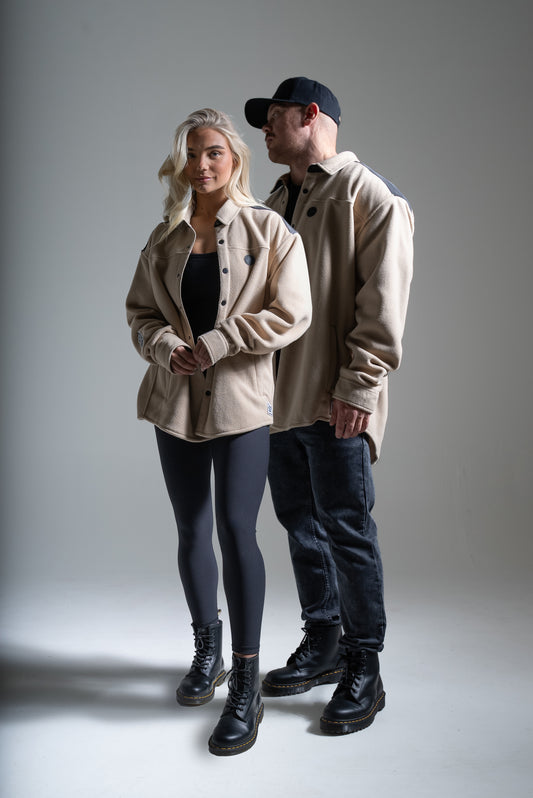 Hunt fleecetakki beige