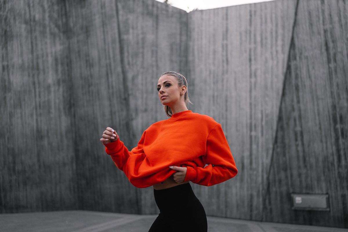 oversize college oranssi