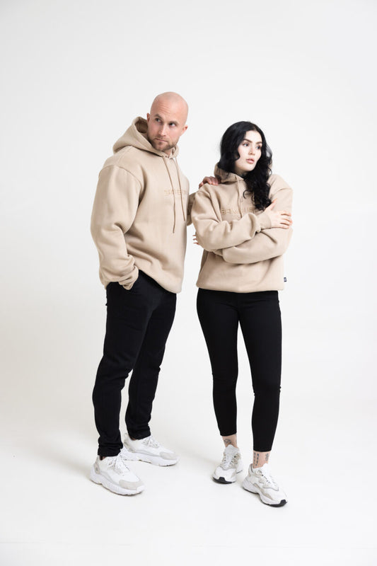 Oversize huppari beige