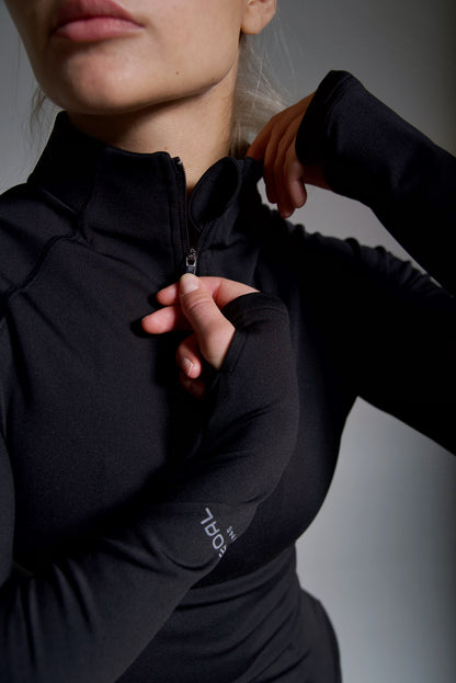 Thermo paita puolivetoketjulla