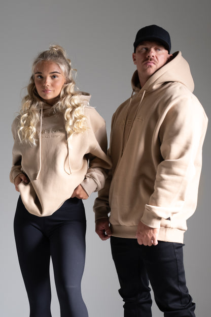 Oversize huppari beige
