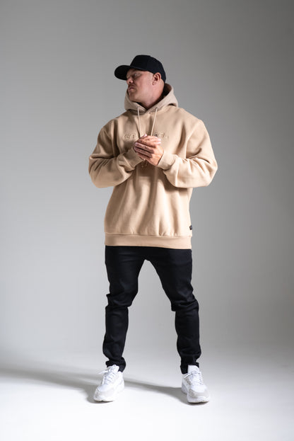 Oversize huppari beige