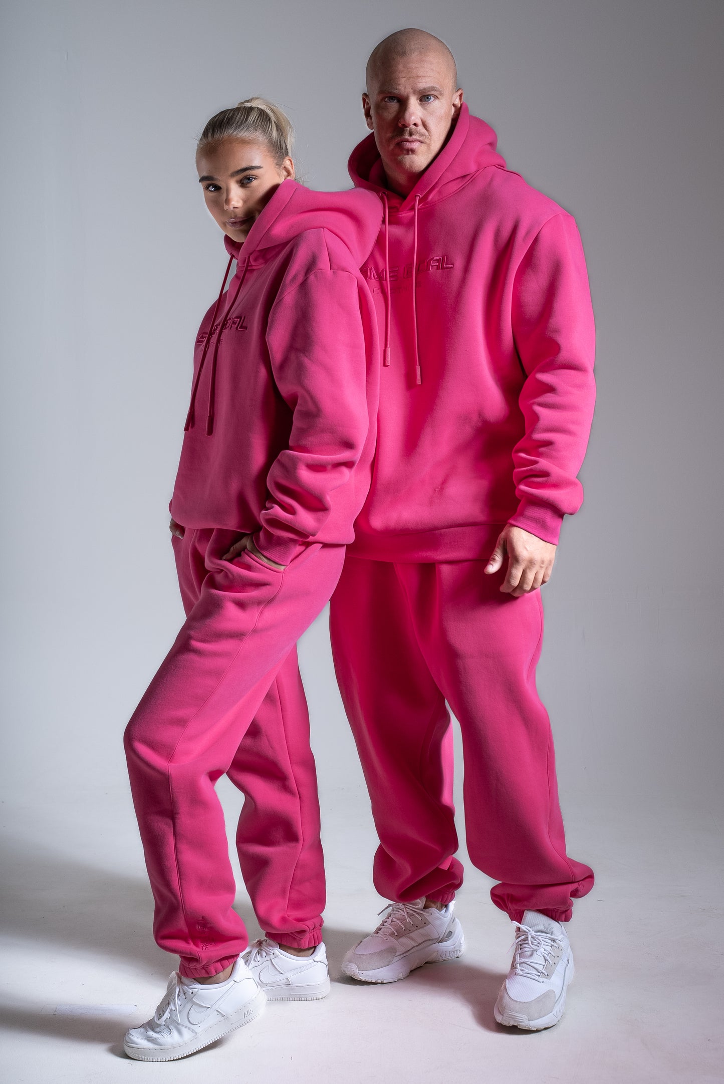 HEAVY collegehousut  pinkki