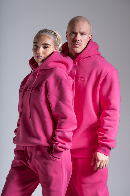 HEAVY oversize huppari pinkki