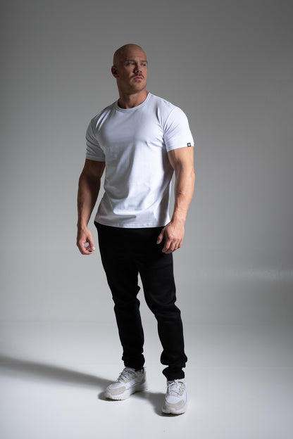 Miesten Basic o-neck t-paita valkoinen