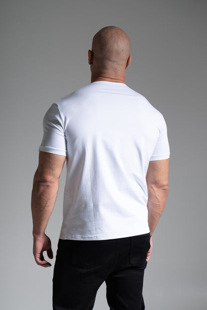 Miesten Basic o-neck t-paita valkoinen