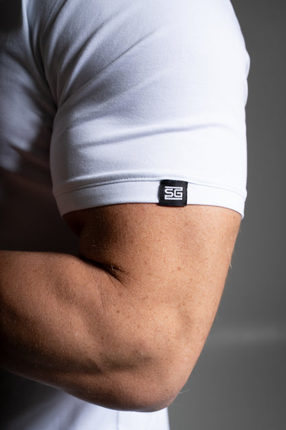 Miesten Basic o-neck t-paita valkoinen