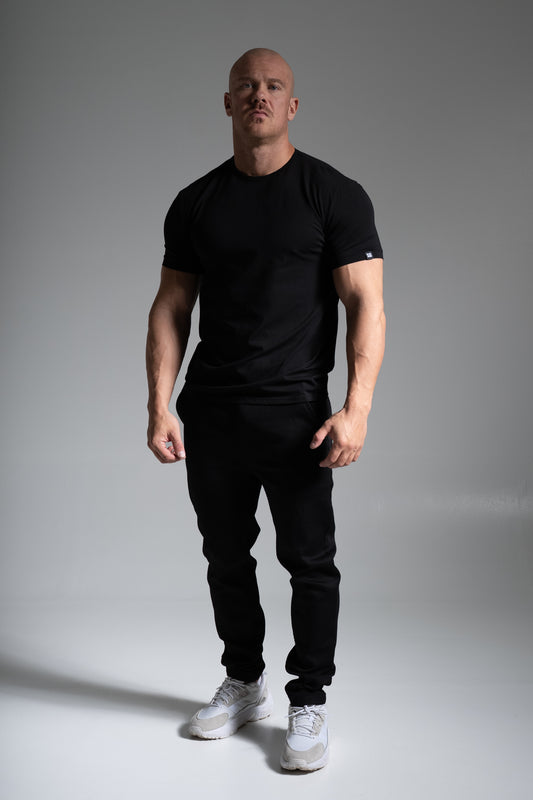 Miesten Basic o-neck t-paita musta