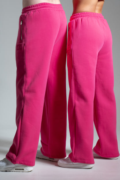 HEAVY zip housut pinkki