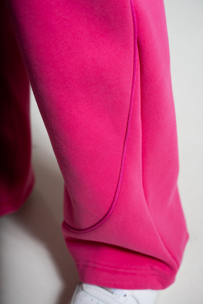 HEAVY zip housut pinkki