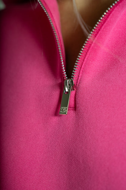 HEAVY zip huppari pinkki