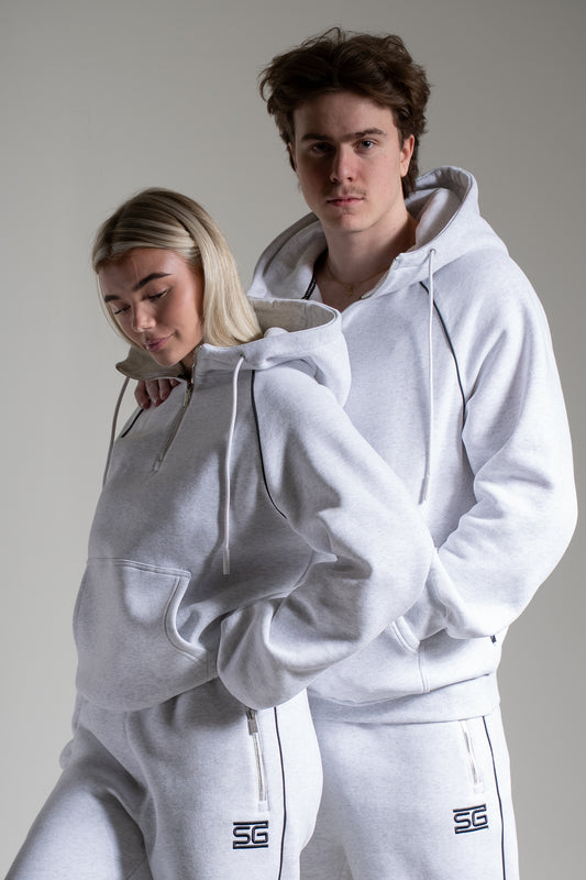 HEAVY zip huppari tuhka