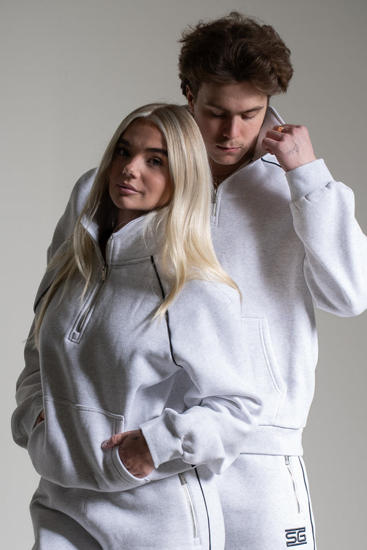 HEAVY zip high neck tuhka