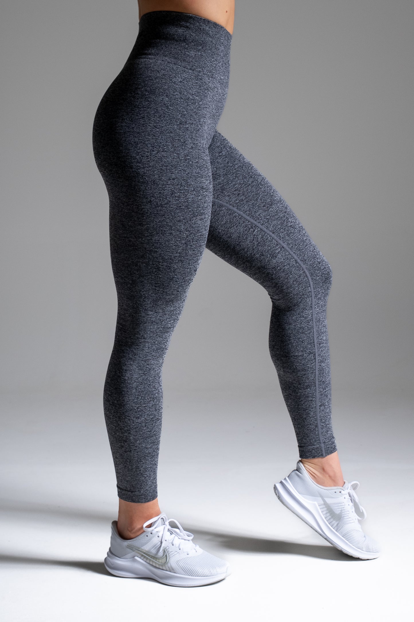 Sport seamless trikoo tummanharmaa