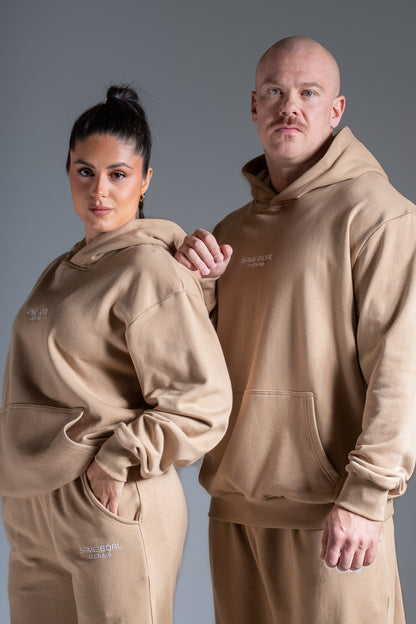 Light oversize huppari beige