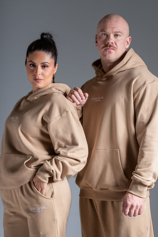 Light oversize huppari beige