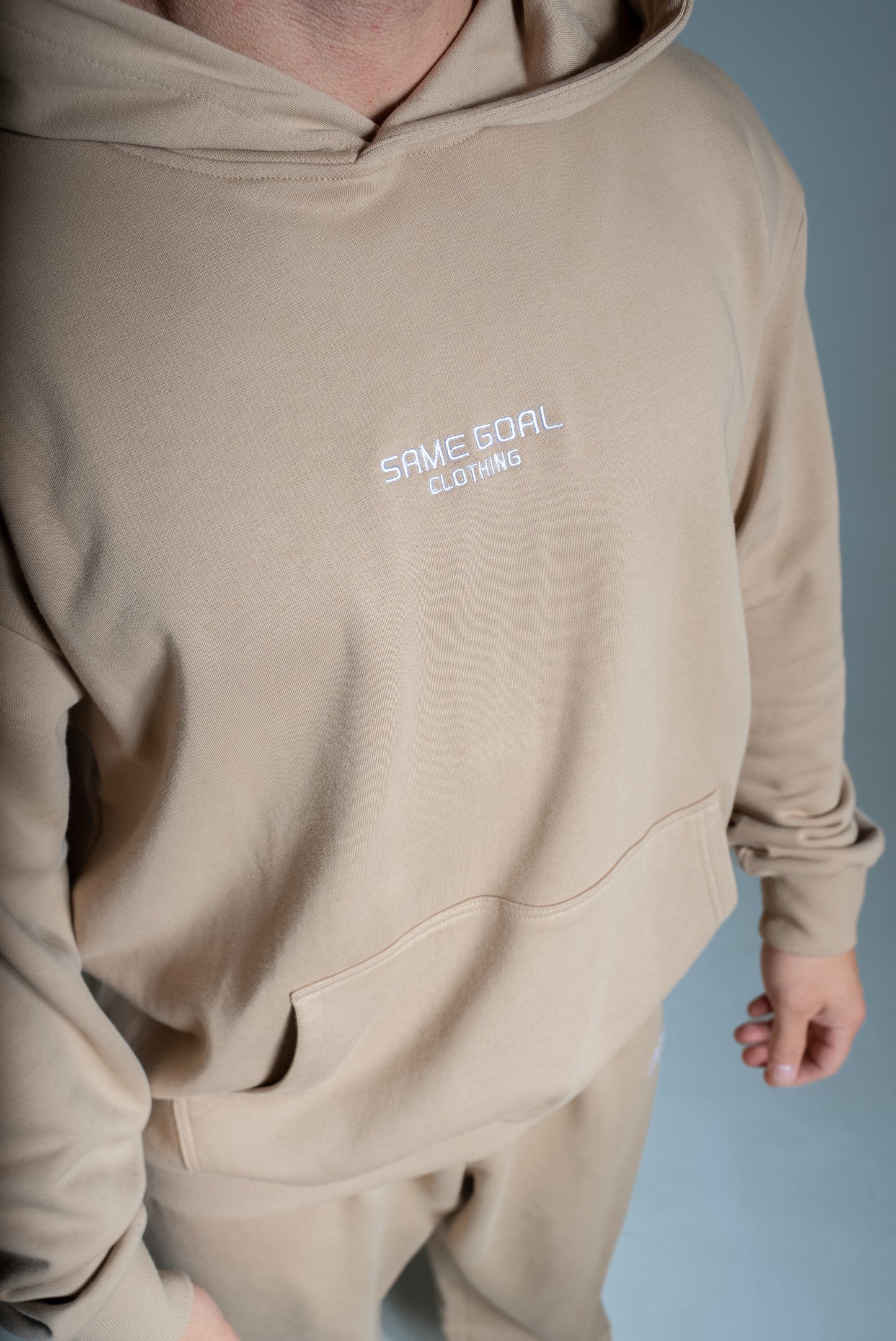 Light oversize huppari beige