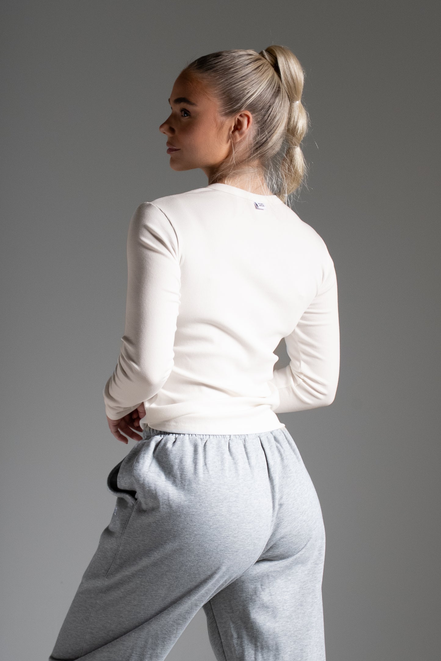 Ribbi paita luonnonvalkoinen