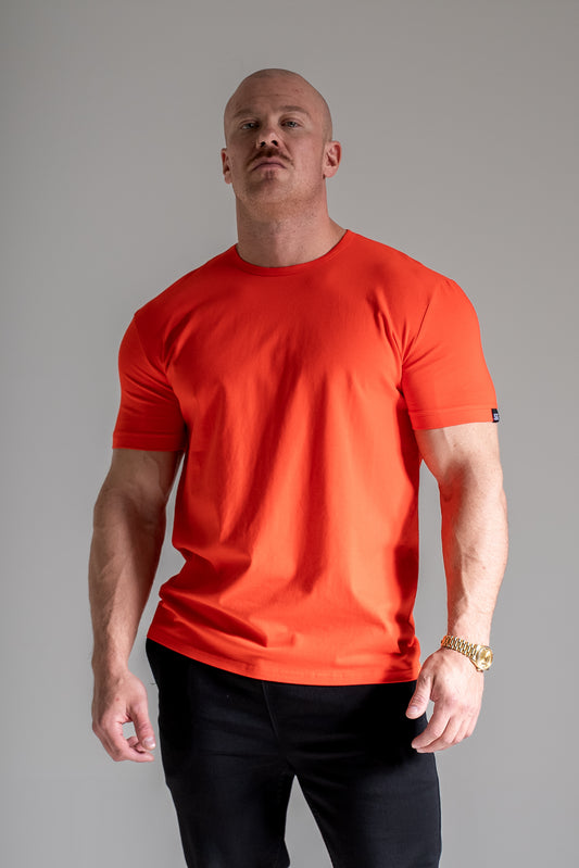 Miesten Basic o-neck t-paita vaalea chili