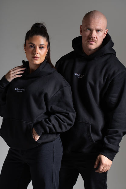 Heavy oversize huppari 3.0 musta